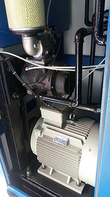 داخل کمپرسور باد اسکرو 22 کیلووات نیکسان