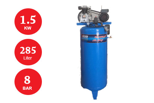 کمپرسور باد پیستونی 1/5 کیلووات 285 لیتری