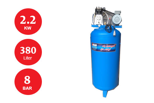 کمپرسور باد پیستونی 2/2 کیلووات 380 لیتری